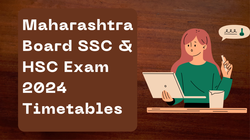 Maharashtra Board SSC, HSC Exam 2024 timetables. Arsod English