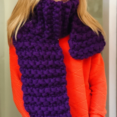 A wool scarf 