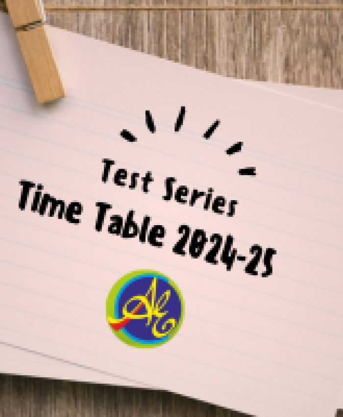 Test Series Timetable 2024 -2025